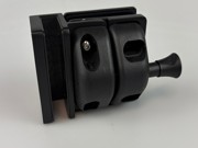 90 degree glass to glass latch in matt black